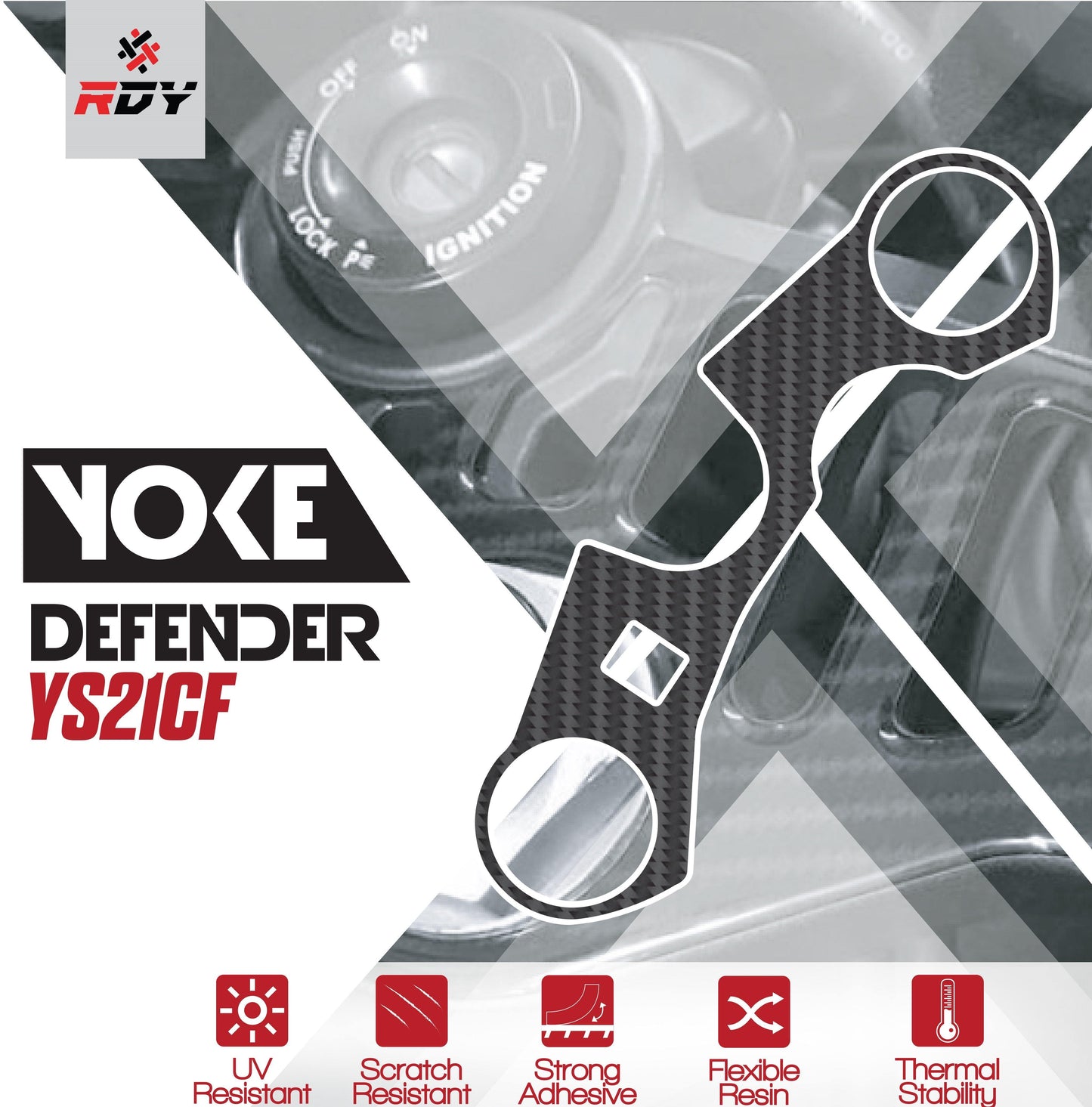 RDY Yoke Defender fits for Suzuki GSX-R600 / GSX750 ('06-'16) - Durian Bikers