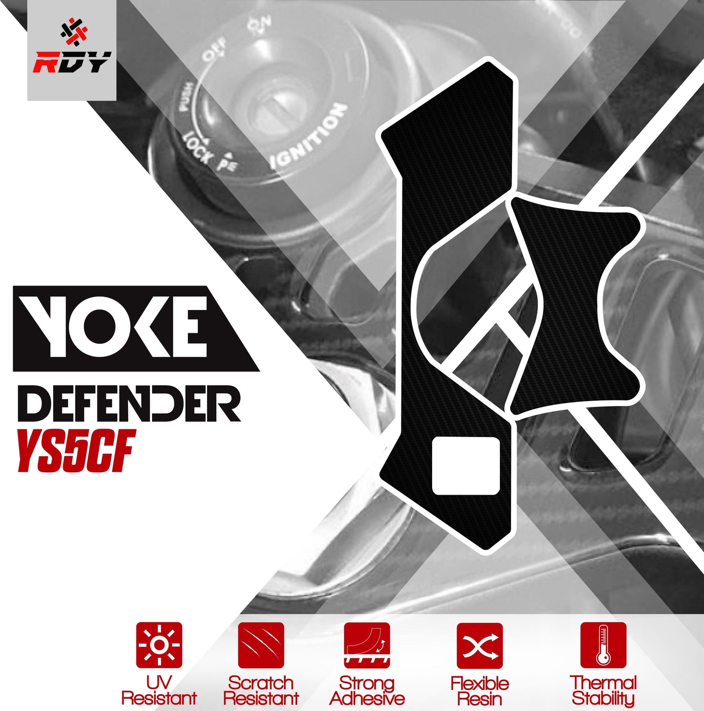 RDY Yoke Defender fits for Suzuki Bandit 650 / 1250 ('07-'10) - Durian Bikers