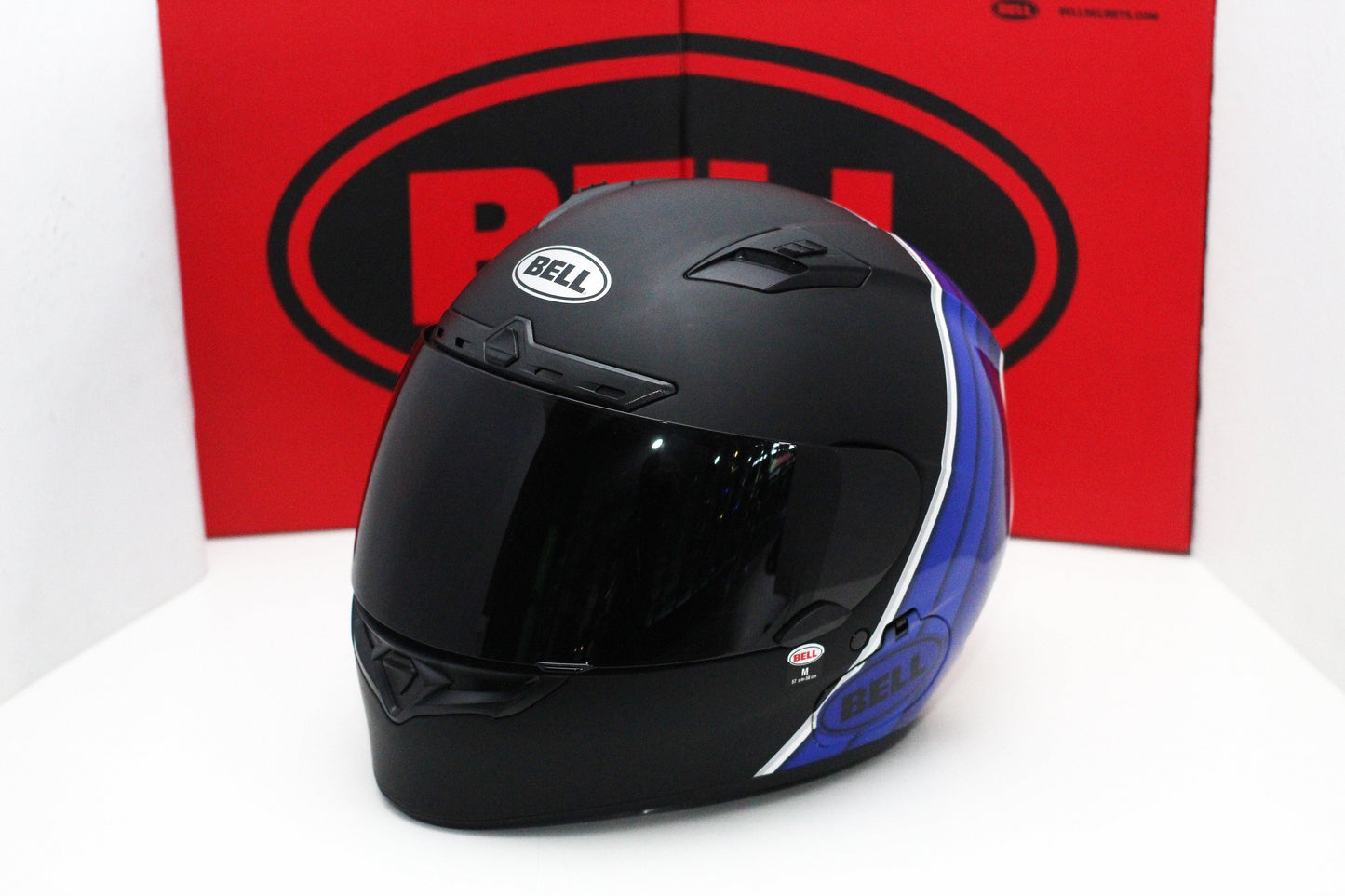 Bell Qualifier DLX MIPS (Illusion Matte/Gloss Black/Blue/White) - Durian Bikers