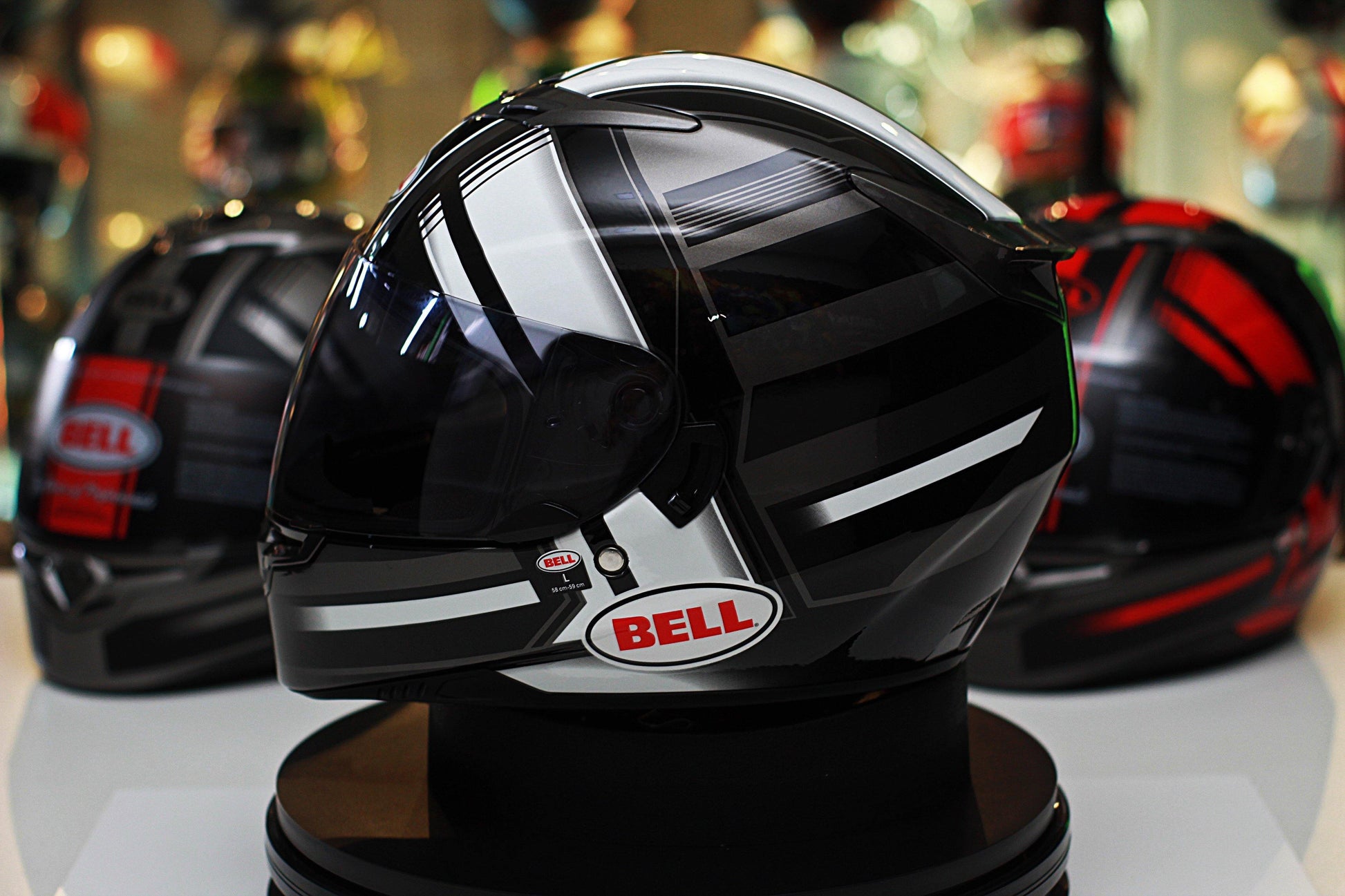 Bell RS-2 (Tactical White/Black/Titanium) - Durian Bikers