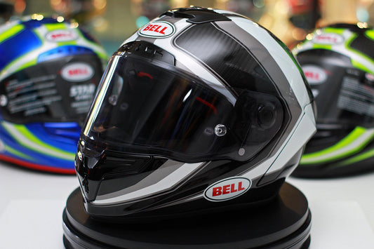 Bell Race Star (Sector White/Titanium) - Durian Bikers