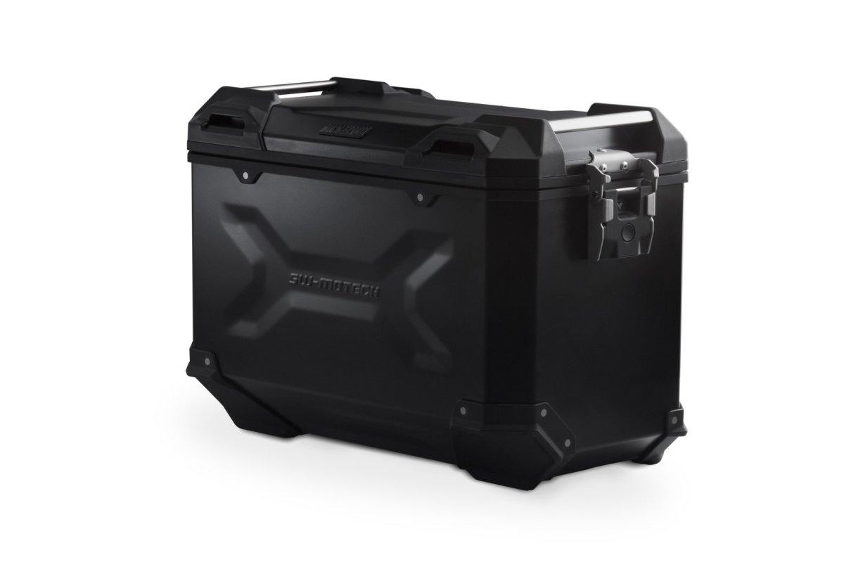 SW Motech TRAX ADV L Side Case (Aluminium / 45L / Right / Black) - Durian Bikers