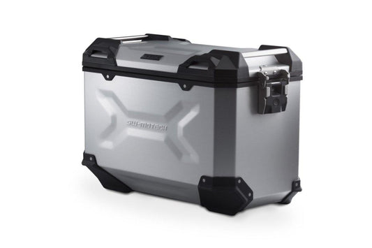 SW Motech TRAX ADV L Side Case (Aluminium / 45 L / Right / Silver) - Durian Bikers