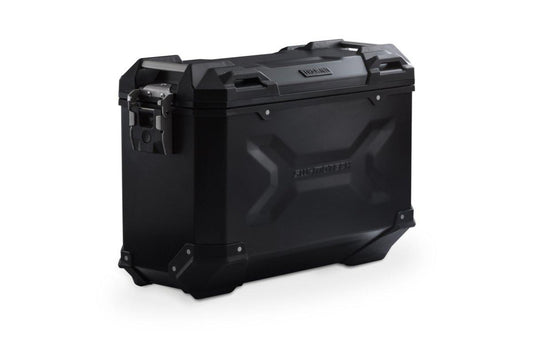 SW Motech TRAX ADV M Side Case (Aluminum 37 L, Left, Black) - Durian Bikers
