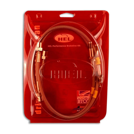 HEL Performance Steel Braided Brake Lines fits for BMW 5 Series F07/10/11 10- - Durian Bikers