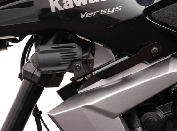 SW Motech HAWK Light Mounts (Black) fits for Kawasaki Versys 650 ('10-'14) - Durian Bikers