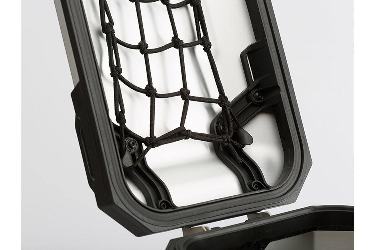 SW Motech TRAX ADV M Lid Net for TRAX ADV M Side Case (Black) - Durian Bikers