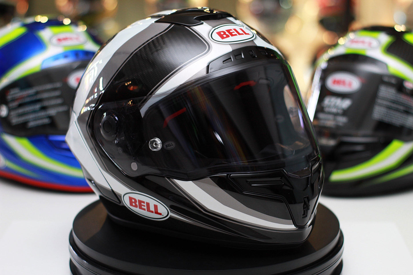 Bell Race Star (Sector White/Titanium) - Durian Bikers