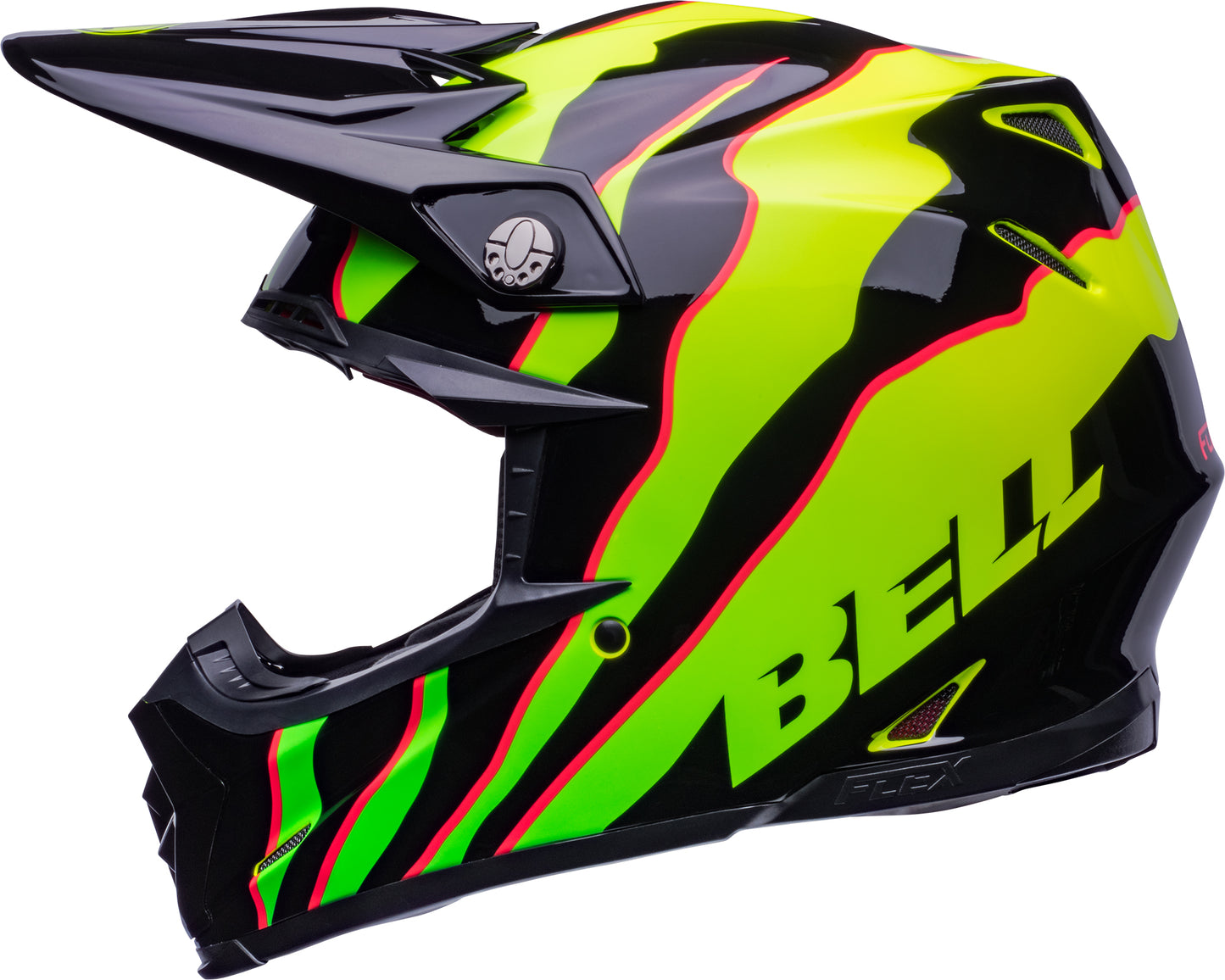Bell Helmet Moto-9S Flex (Claw Black/Green)
