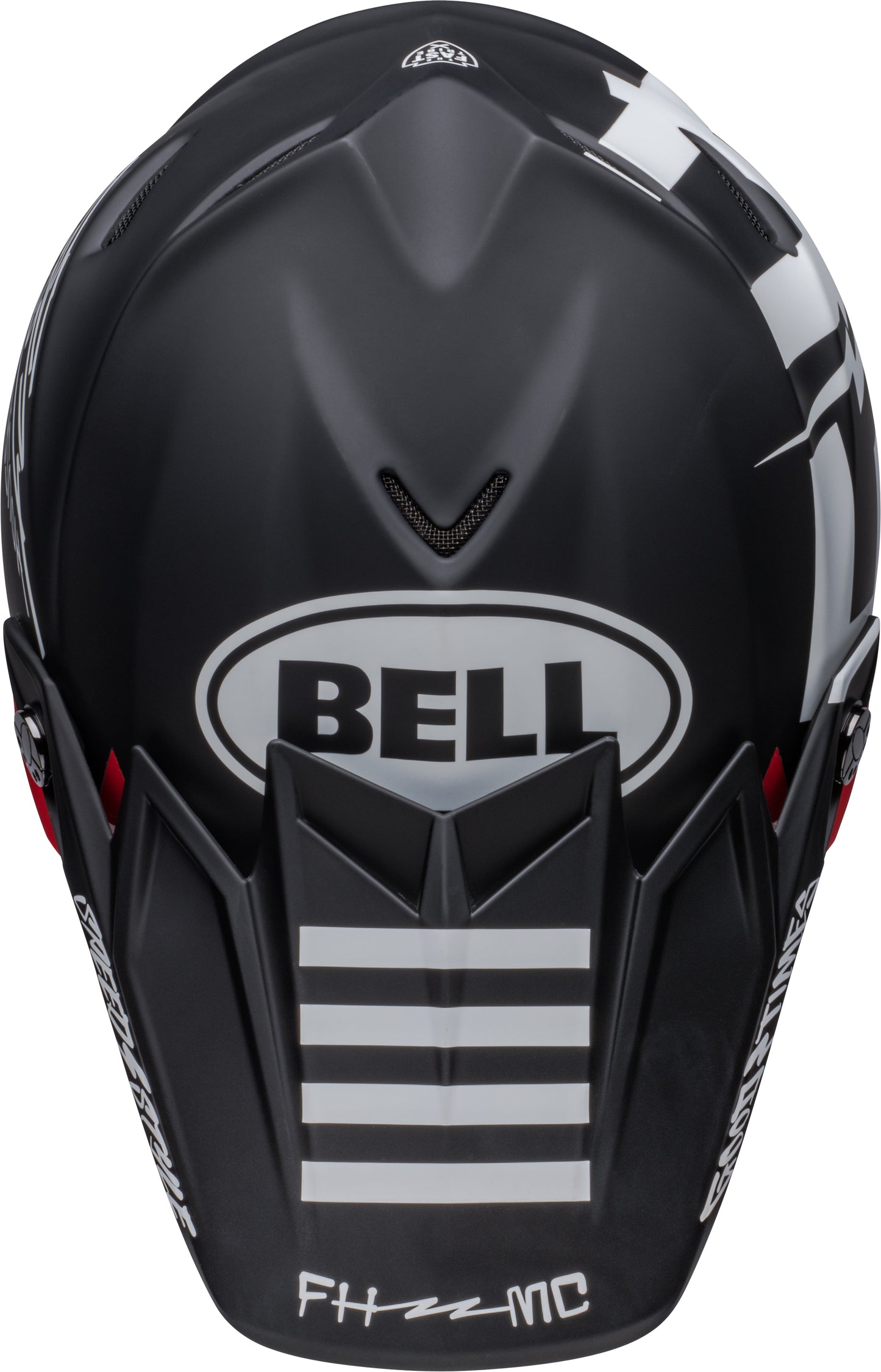 Bell Helmet Moto-9S Flex (FH Tribe Matte Gloss Black/White)