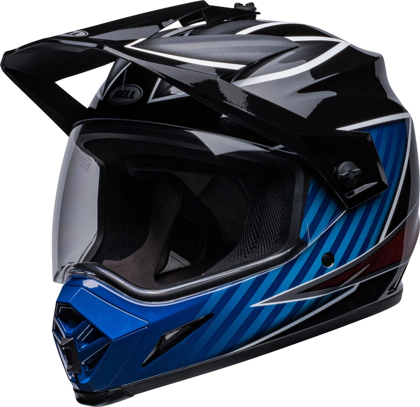 Bell MX-9 Adventure MIPS (Dalton Gloss Black/Blue) (PRE-ORDER) - Durian Bikers