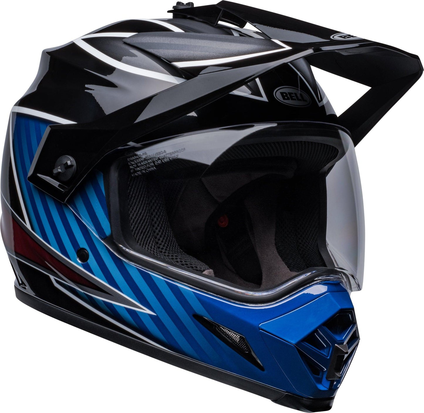 Bell MX-9 Adventure MIPS (Dalton Gloss Black/Blue) (PRE-ORDER) - Durian Bikers