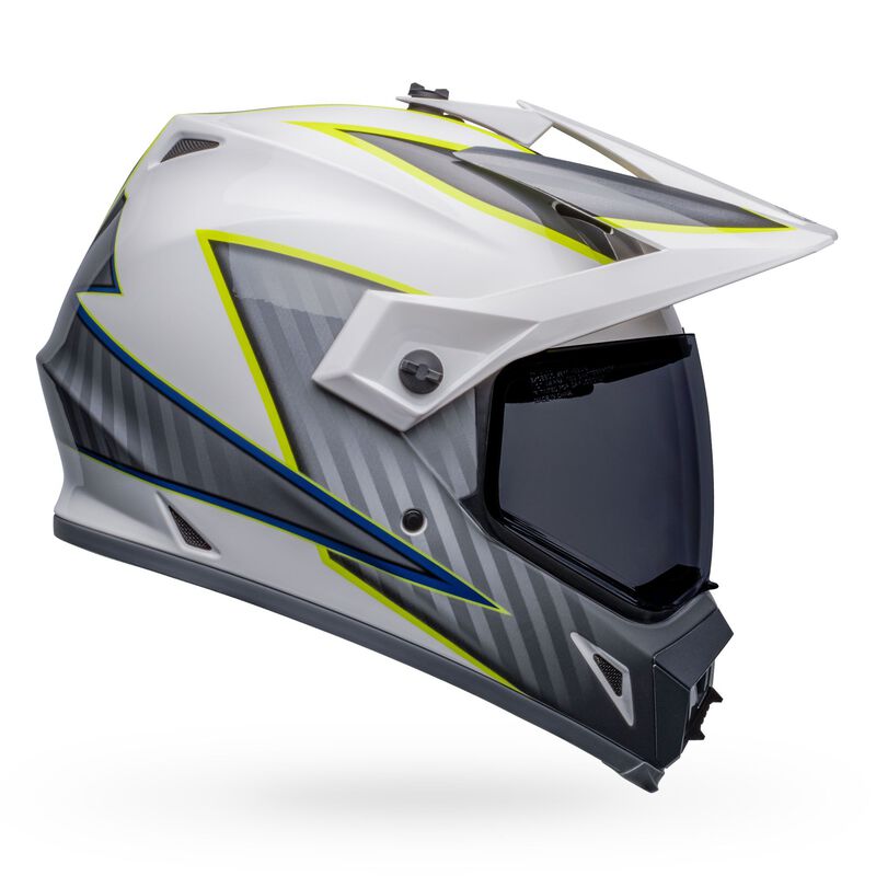 Bell Helmet MX-9 Adventure MIPS (Dalton White/Hi-Viz)