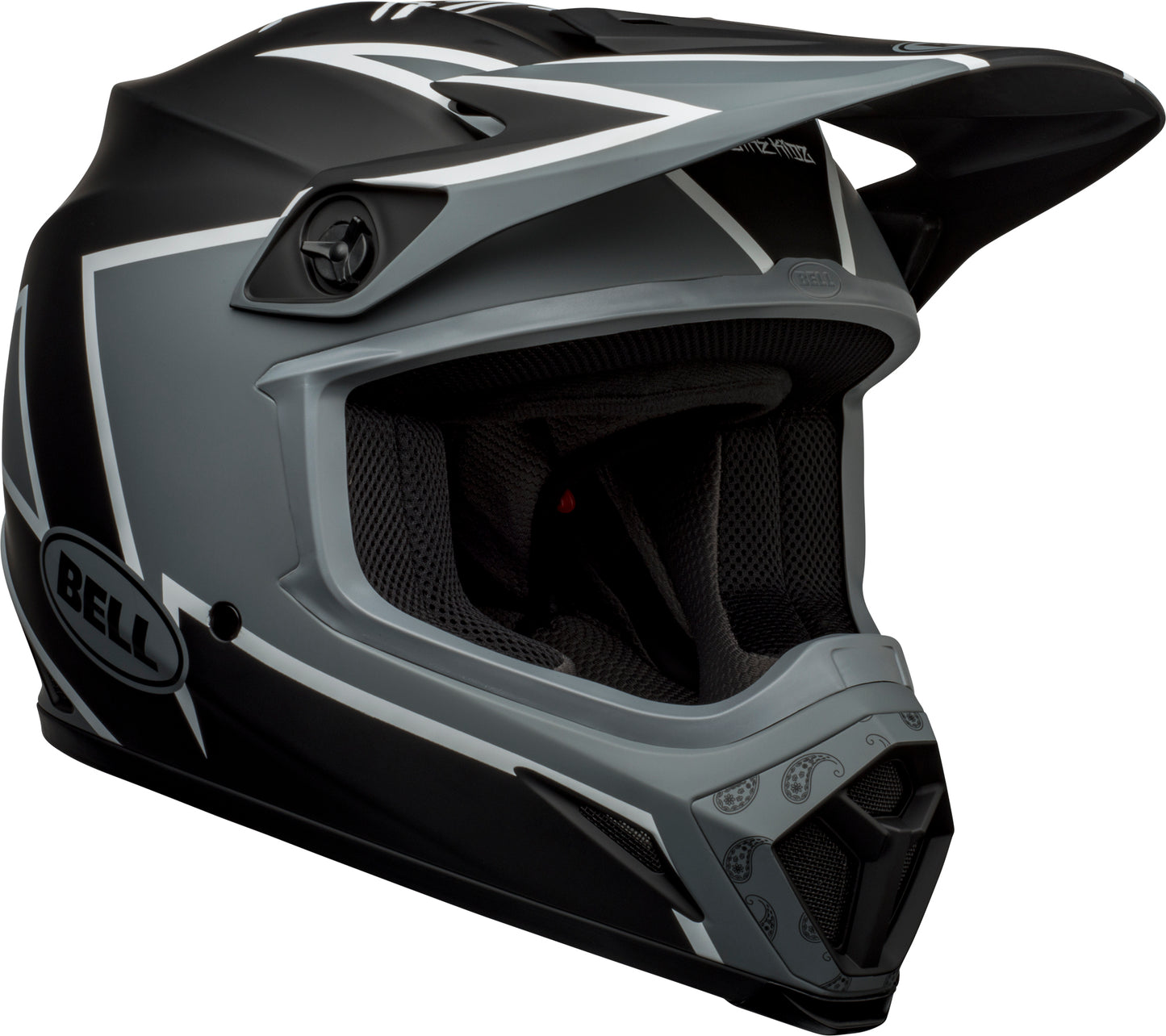 Bell Helmet MX-9 Mips (Twitch Matte Black/Gray/White)