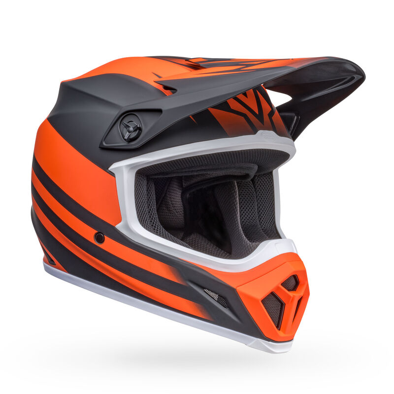 Bell Helmet MX-9 Mips (Disrupt Matte Black/Orange)