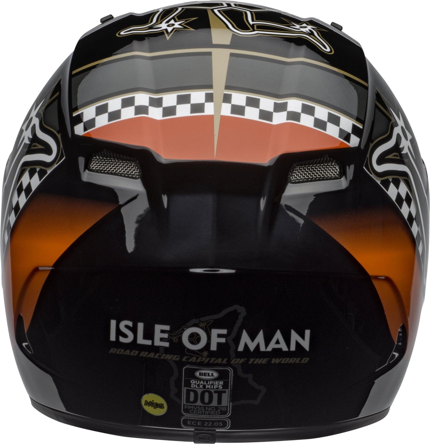 Bell Qualifier DLX MIPS (IOM 2020 Gloss Black/Red/White) - Durian Bikers