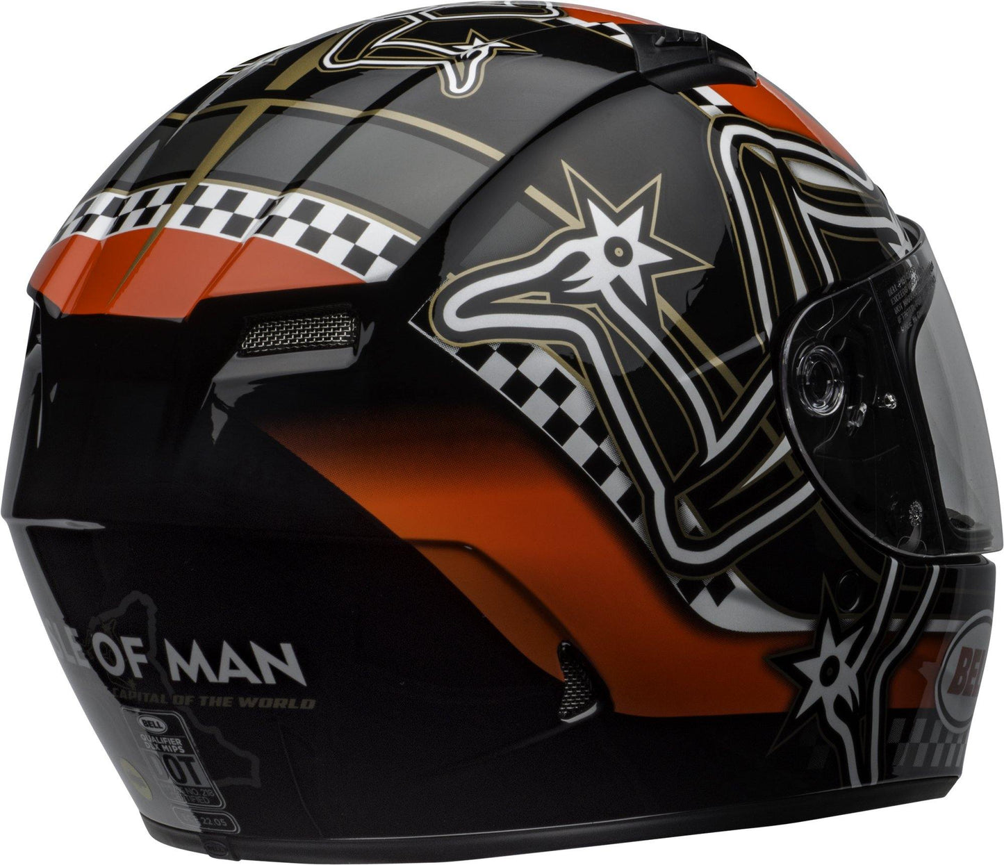 Bell Qualifier DLX MIPS (IOM 2020 Gloss Black/Red/White) - Durian Bikers