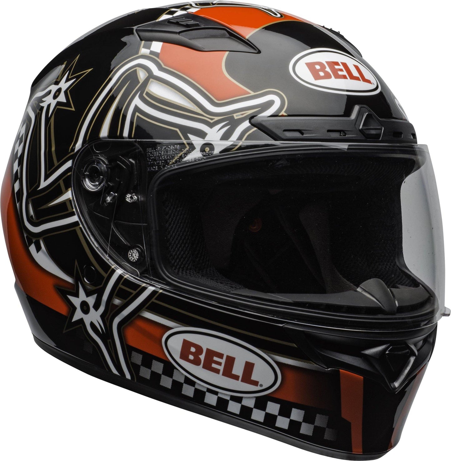 Bell Qualifier DLX MIPS (IOM 2020 Gloss Black/Red/White) - Durian Bikers