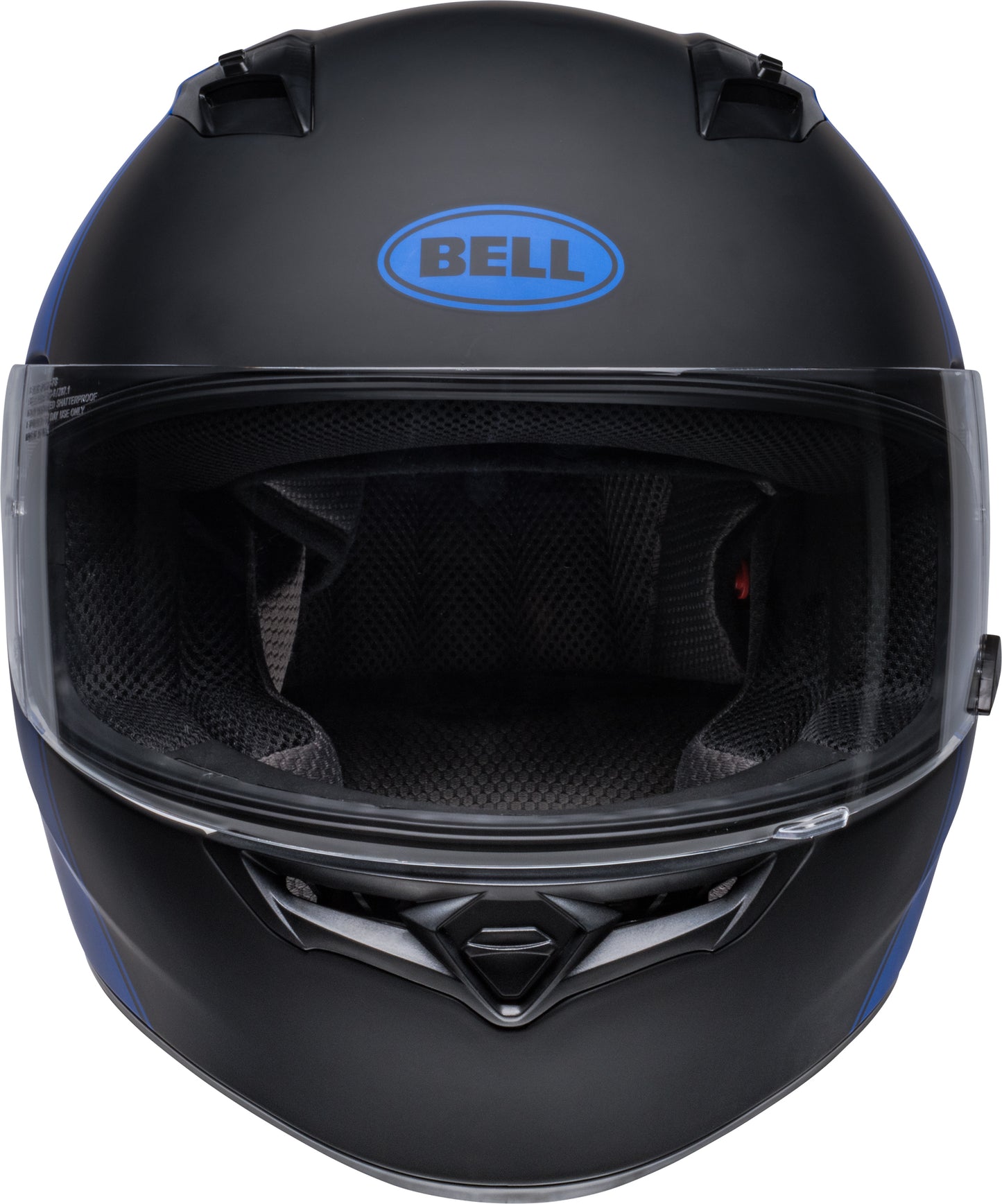 Bell Helmet Qualifier (Ascent Matte Black/Blue)