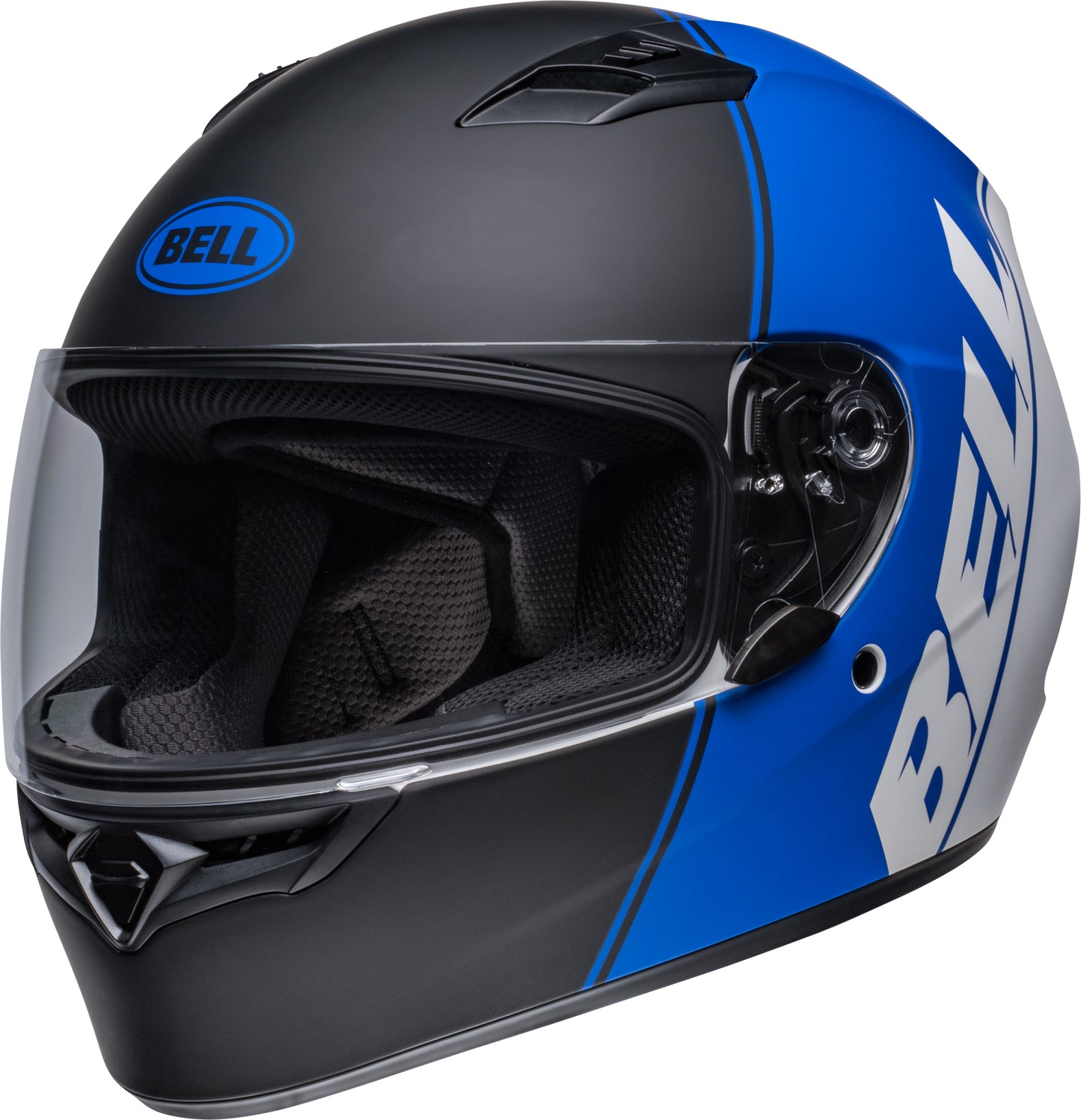Bell Helmet Qualifier (Ascent Matte Black/Blue)