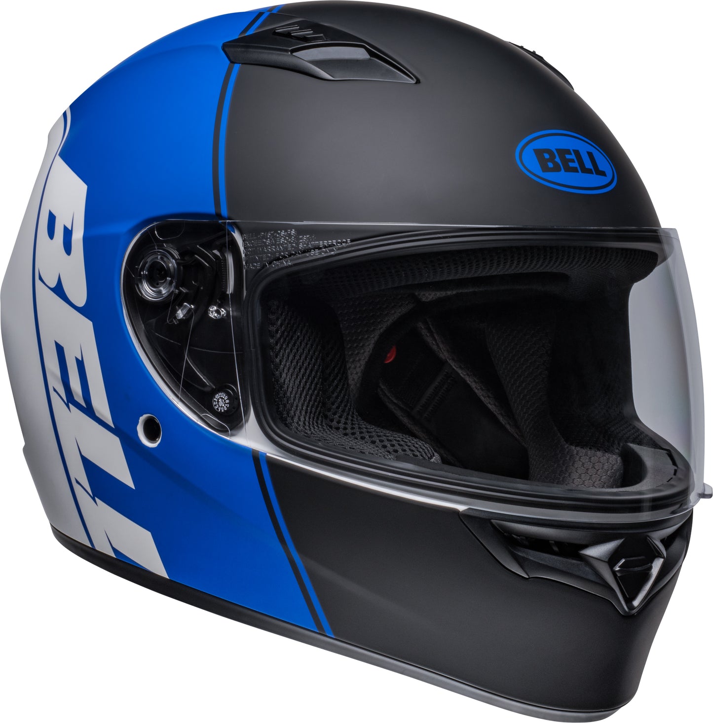 Bell Helmet Qualifier (Ascent Matte Black/Blue)