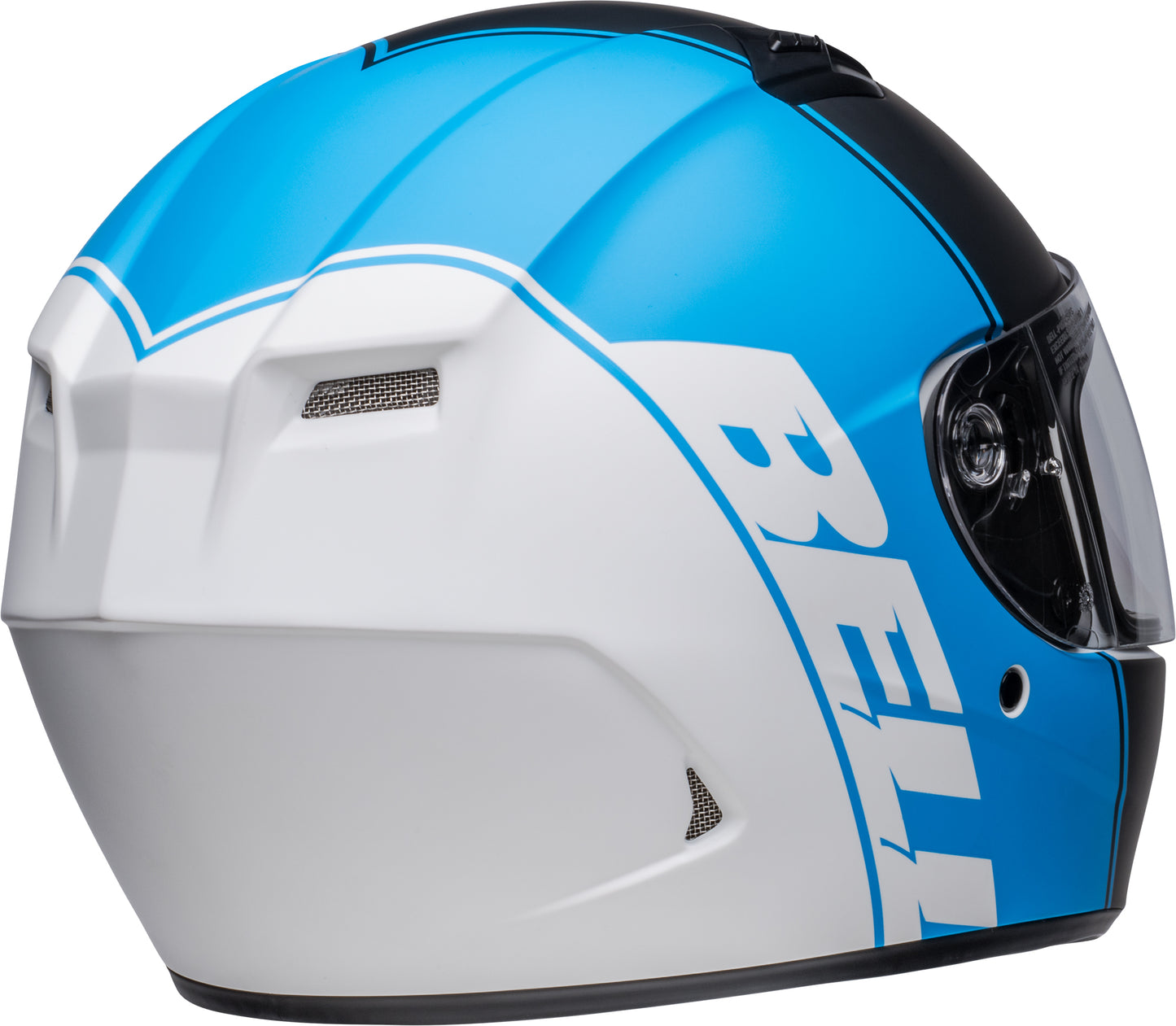 Bell Helmet Qualifier (Ascent Matte Black/Cyan)