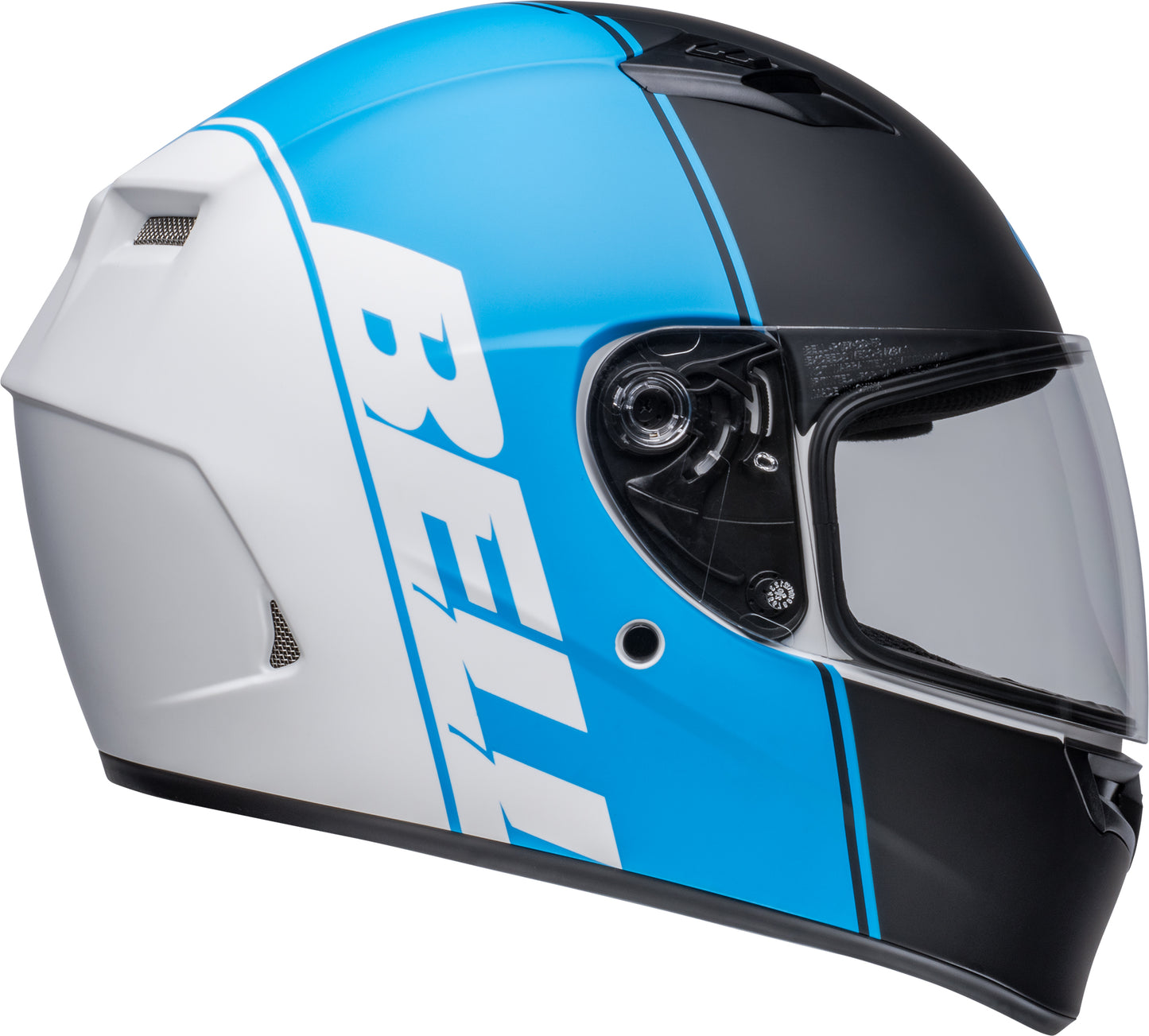 Bell Helmet Qualifier (Ascent Matte Black/Cyan)