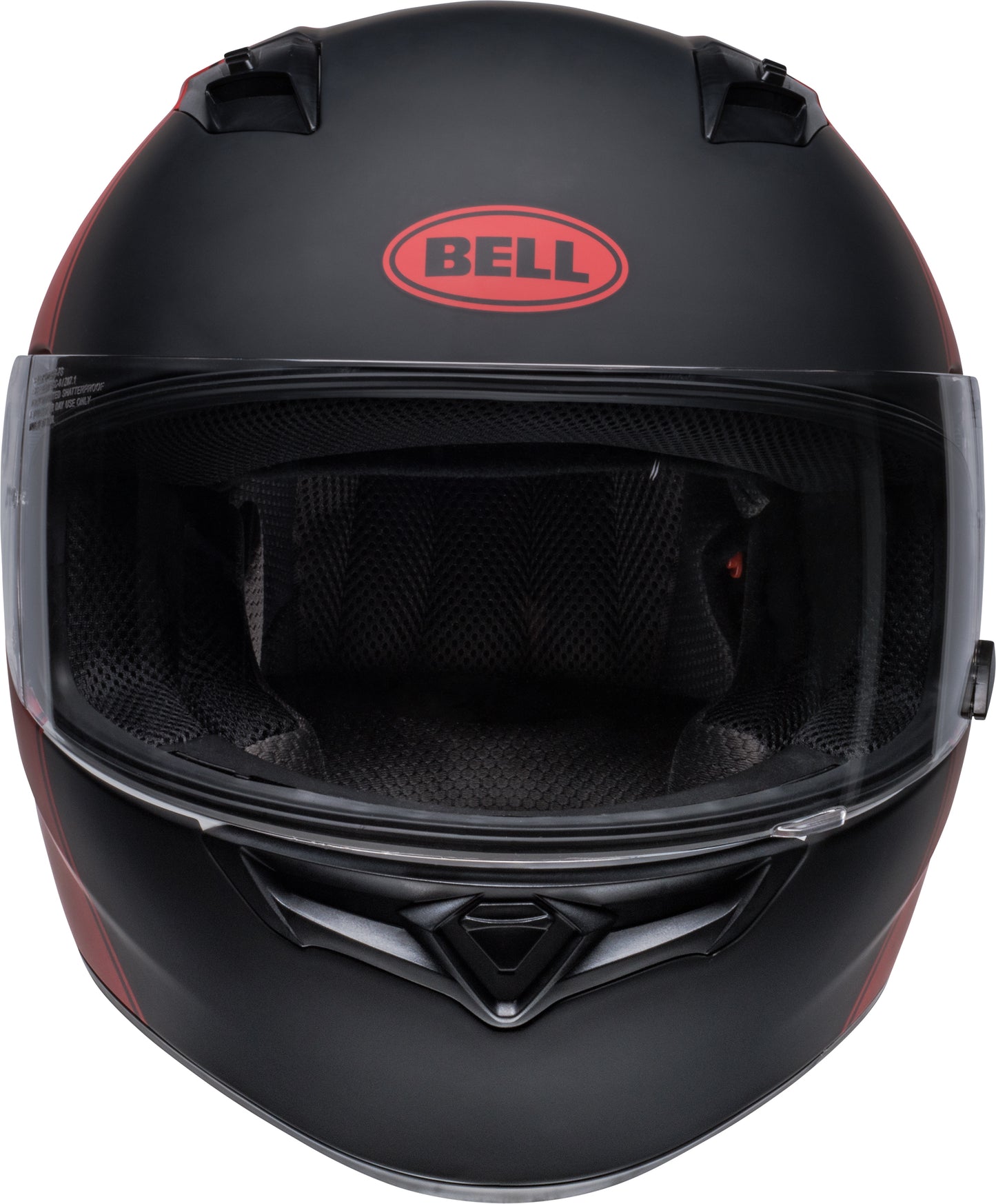 Bell Helmet Qualifier (Ascent Matte Black/Red)