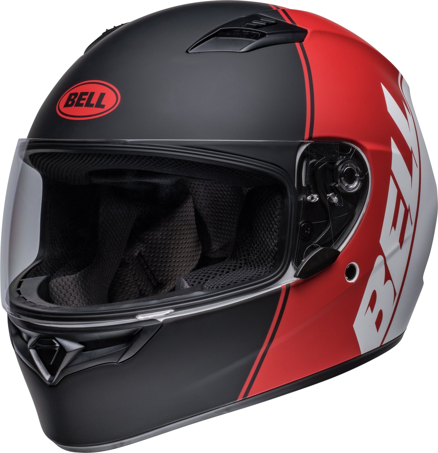Bell Helmet Qualifier (Ascent Matte Black/Red)