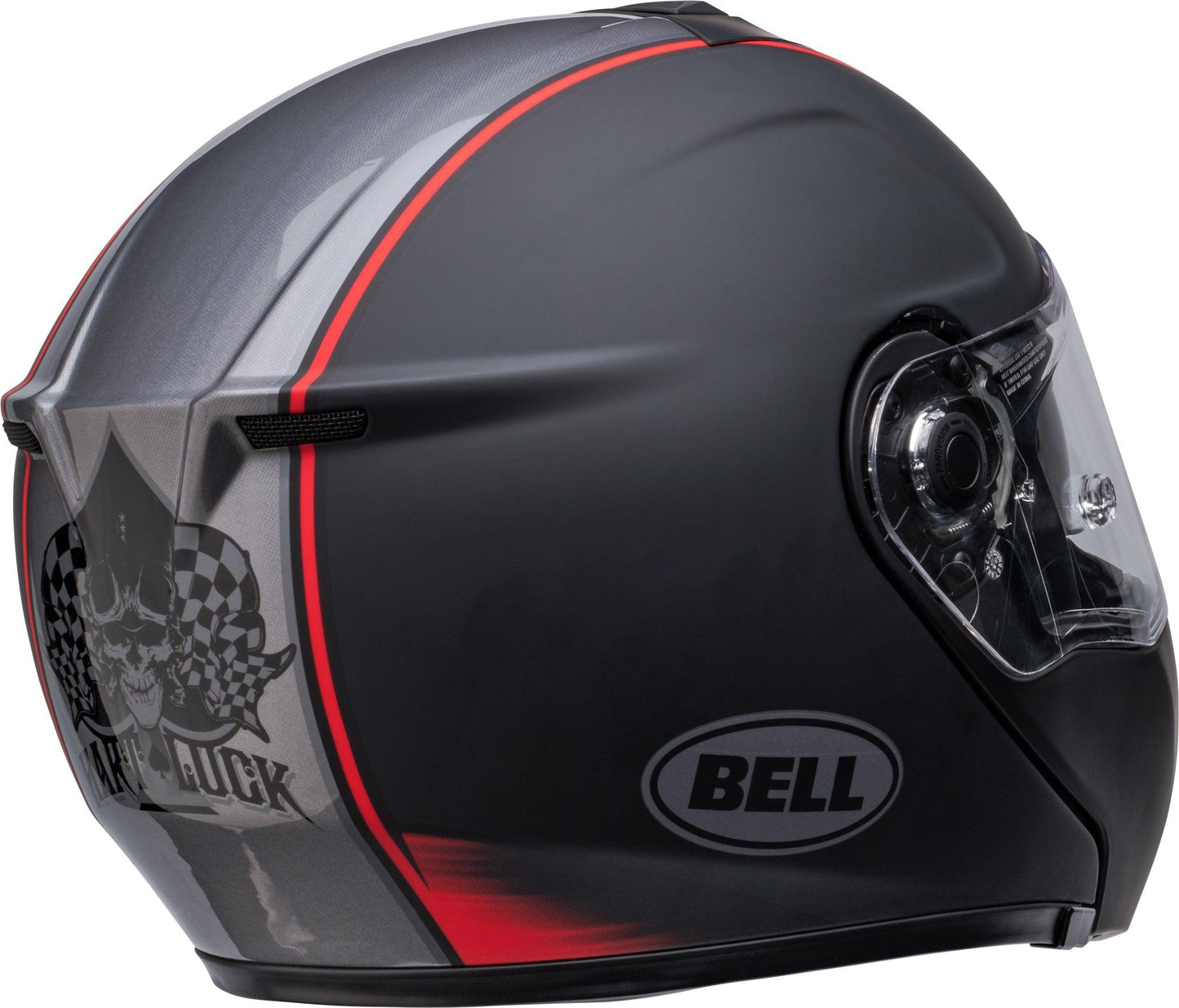 Bell SRT Modular (Hart Luck Jamo Matte/Gloss Black/Red) (PRE-ORDER) - Durian Bikers