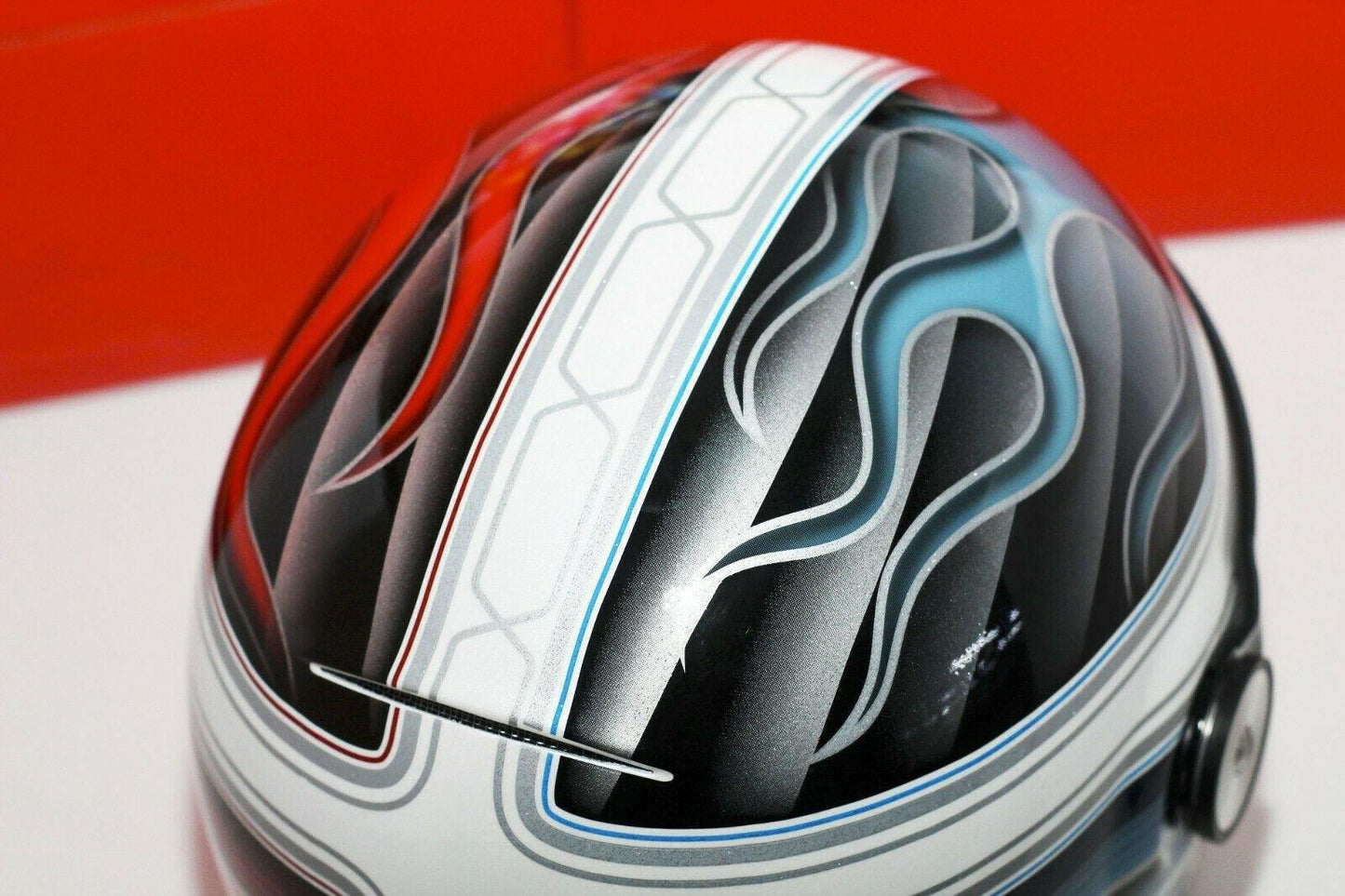 Bell Bullitt Special Edition (Barracuda White/Red/Blue) - Durian Bikers