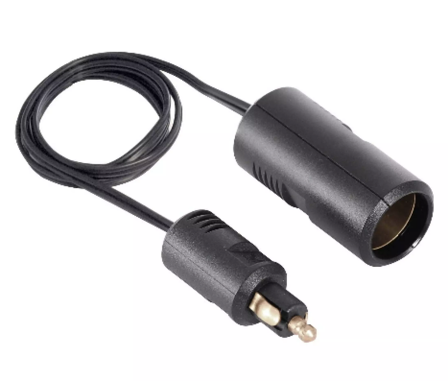 SW Motech Cigarette Lighter Adapter for DIN Socket (Cable 100 cm Length) (12 V) - Durian Bikers