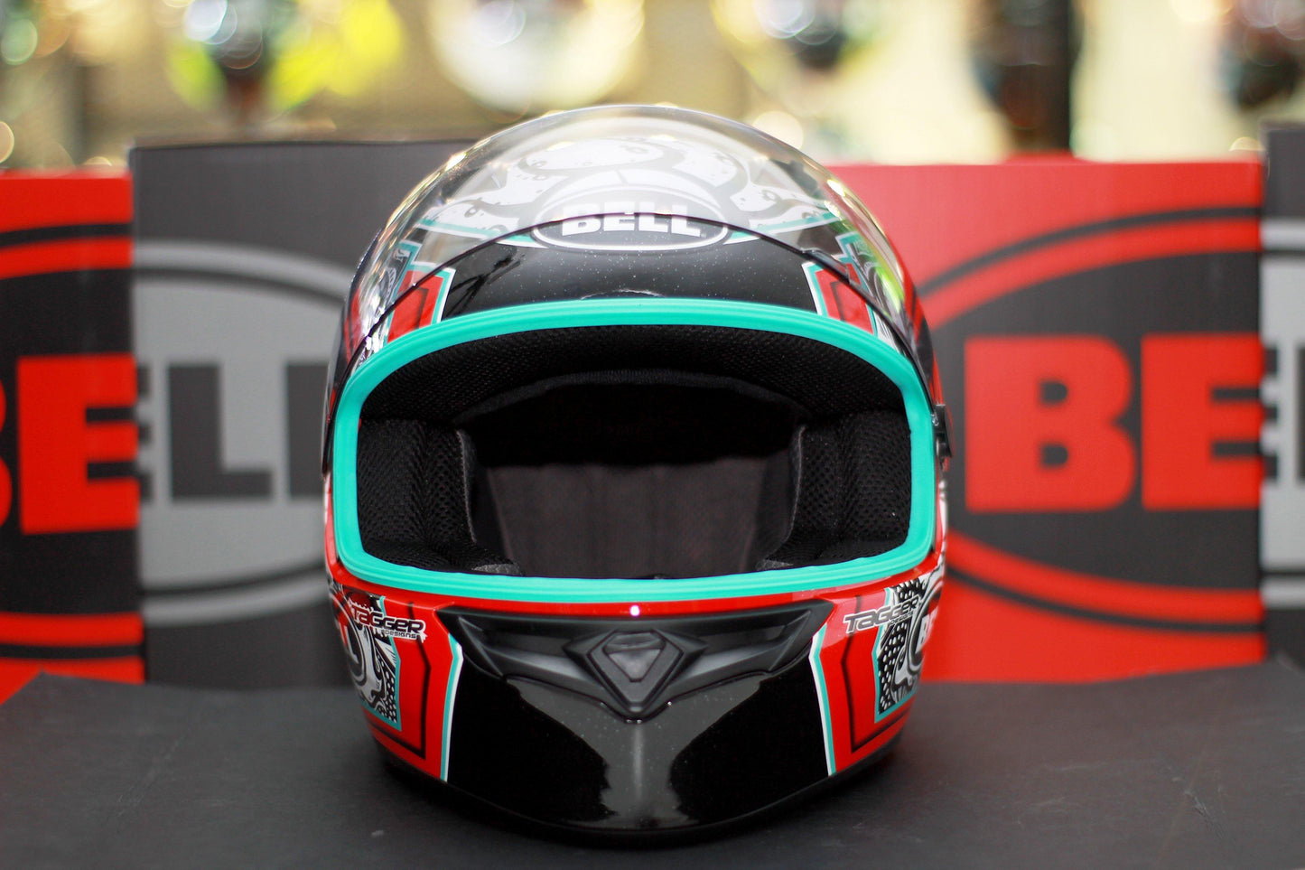 Bell Qualifier (Tagger Splice White/Black/Red) - Durian Bikers