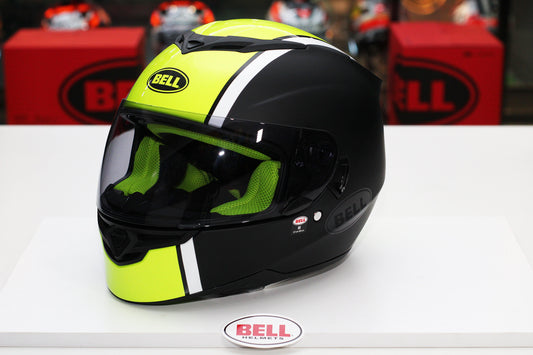 Bell RS-2 (Rally Gloss Black/White/Hi-Viz Yellow) - Durian Bikers