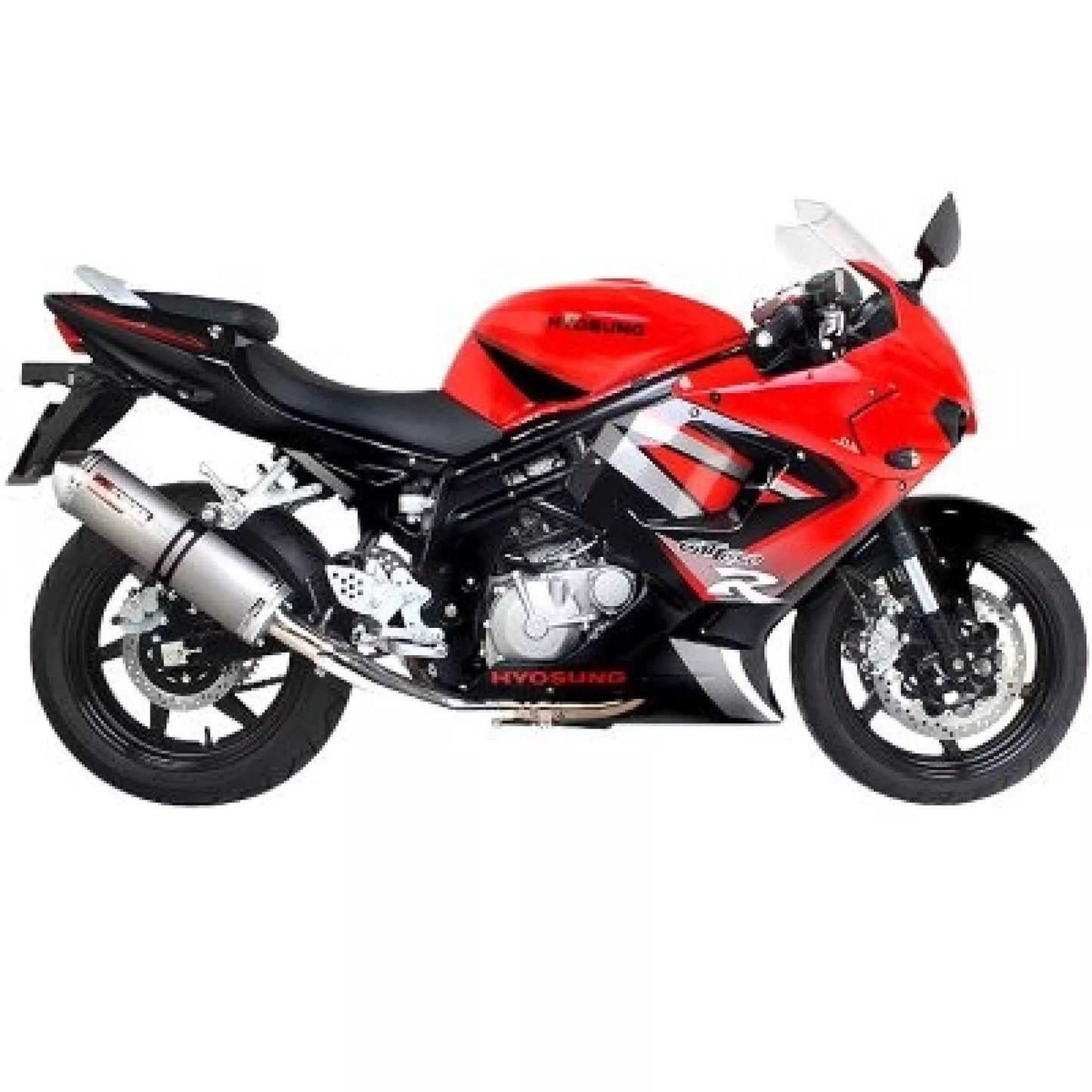 Scorpion Exhaust fits for Hyosung GT650R / GT650S ('06-) (Serket Taper Slip on) - Durian Bikers