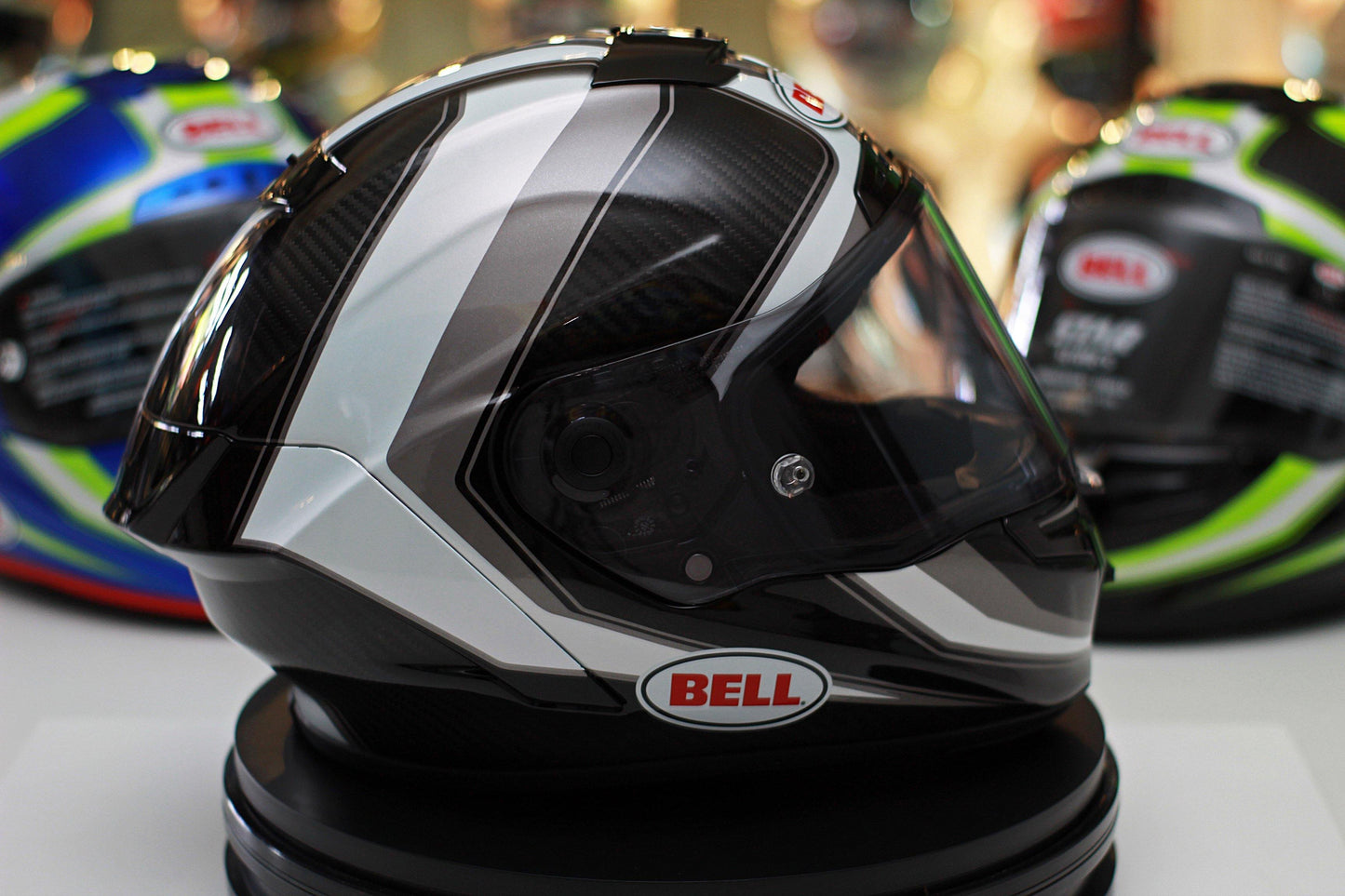 Bell Race Star (Sector White/Titanium) - Durian Bikers