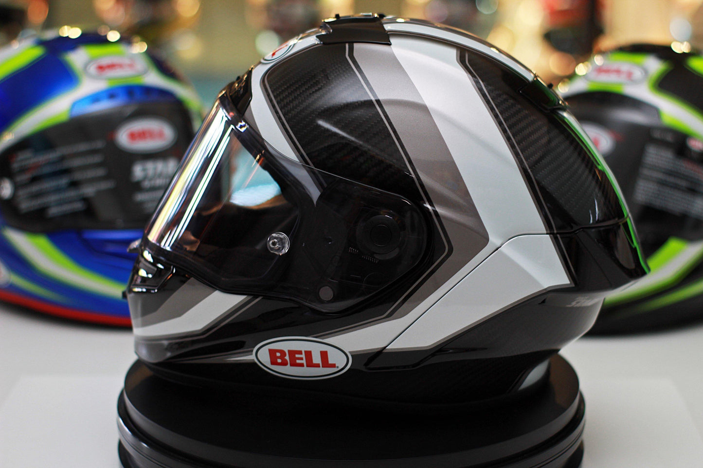 Bell Race Star (Sector White/Titanium) - Durian Bikers