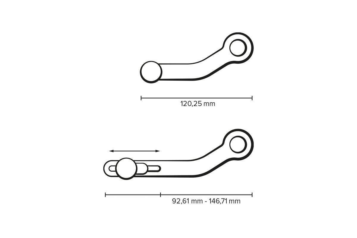 SW Motech Gear Lever for Honda CRF1000L ('15-) / Adventure Sports ('18-) - Durian Bikers