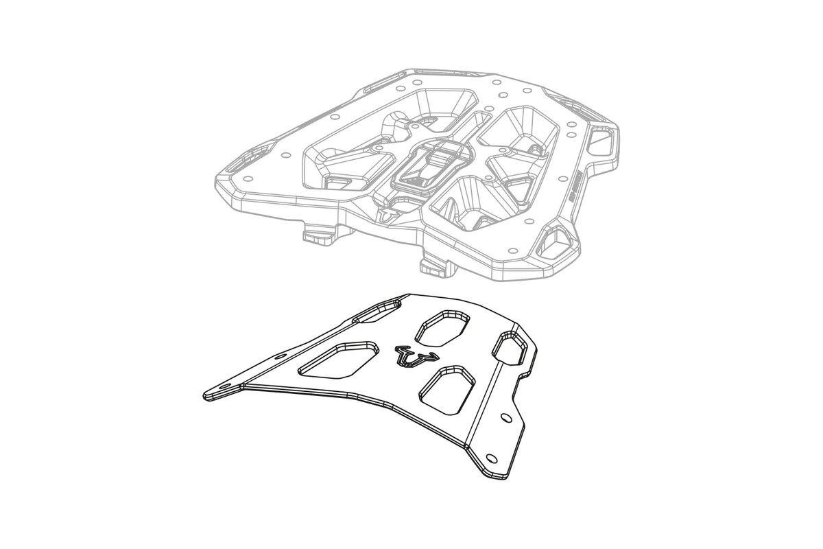 SW Motech Street Rack (Black) fits for Yamaha MT-10 ('16-) - Durian Bikers