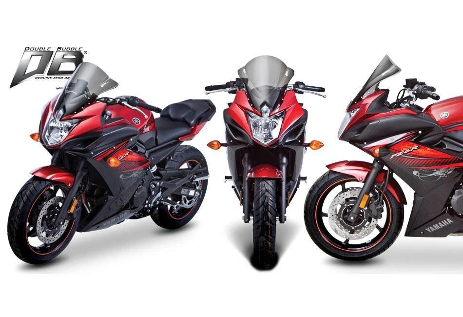 Zero Gravity Double Bubble Windscreen fits for Yamaha FZ6R ('09-'17) (Light Smoke) - Durian Bikers