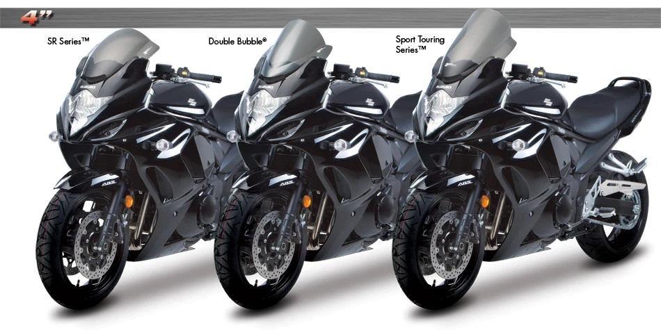 Zero Gravity Double Bubble Windscreen fits for Suzuki GSX 1250FA & GSX 650F (Light Smoke) - Durian Bikers