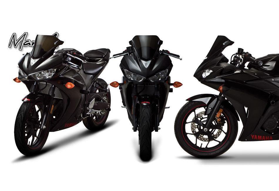 Zero Gravity Marc1 Windscreen fits for Yamaha YZF-R3/R25 ('15-'18) (Light Smoke) - Durian Bikers
