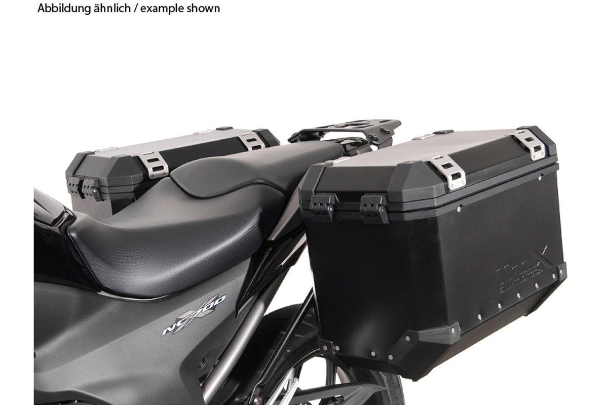SW Motech EVO Side Carriers (Black) fits for Honda NC700 S/X ('11-), NC750 S/X ('14-'15) - Durian Bikers