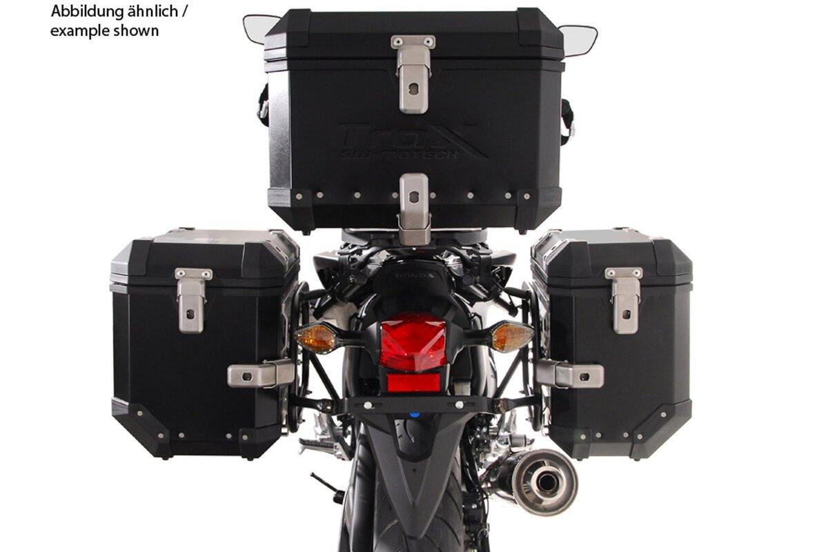 SW Motech EVO Side Carriers (Black) fits for Honda NC700 S/X ('11-), NC750 S/X ('14-'15) - Durian Bikers