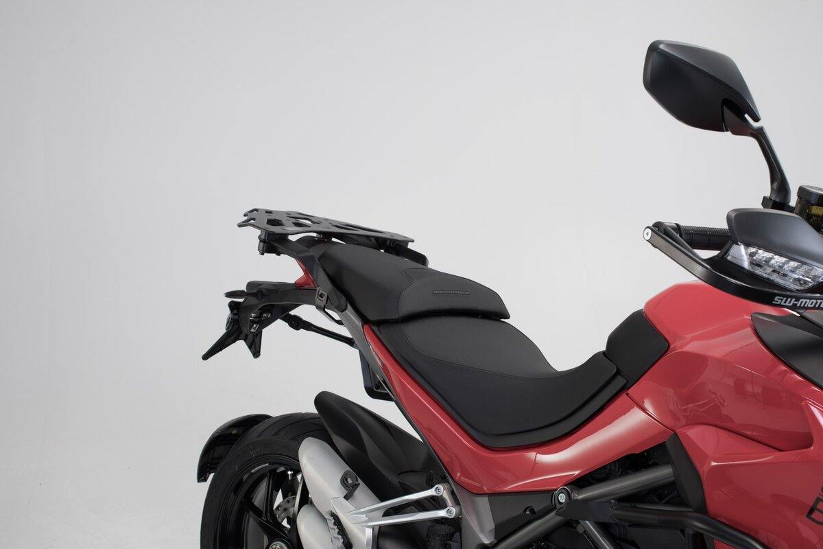 SW Motech PRO Side Carriers (Black) fits for Ducati Multistrada 1260 ('18-) - Durian Bikers
