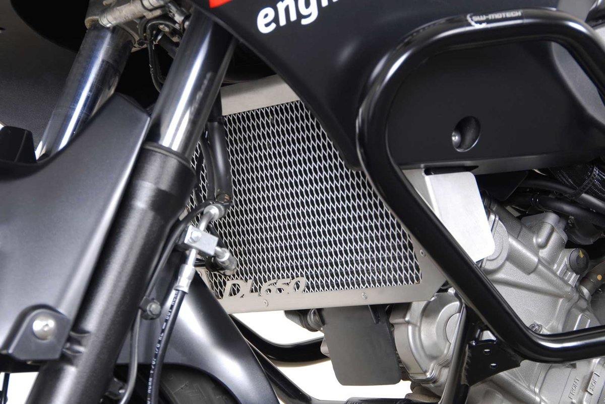 SW Motech Radiator Guard (Silver) fits for Suzuki DL 650 V-Strom ('04-'10) - Durian Bikers