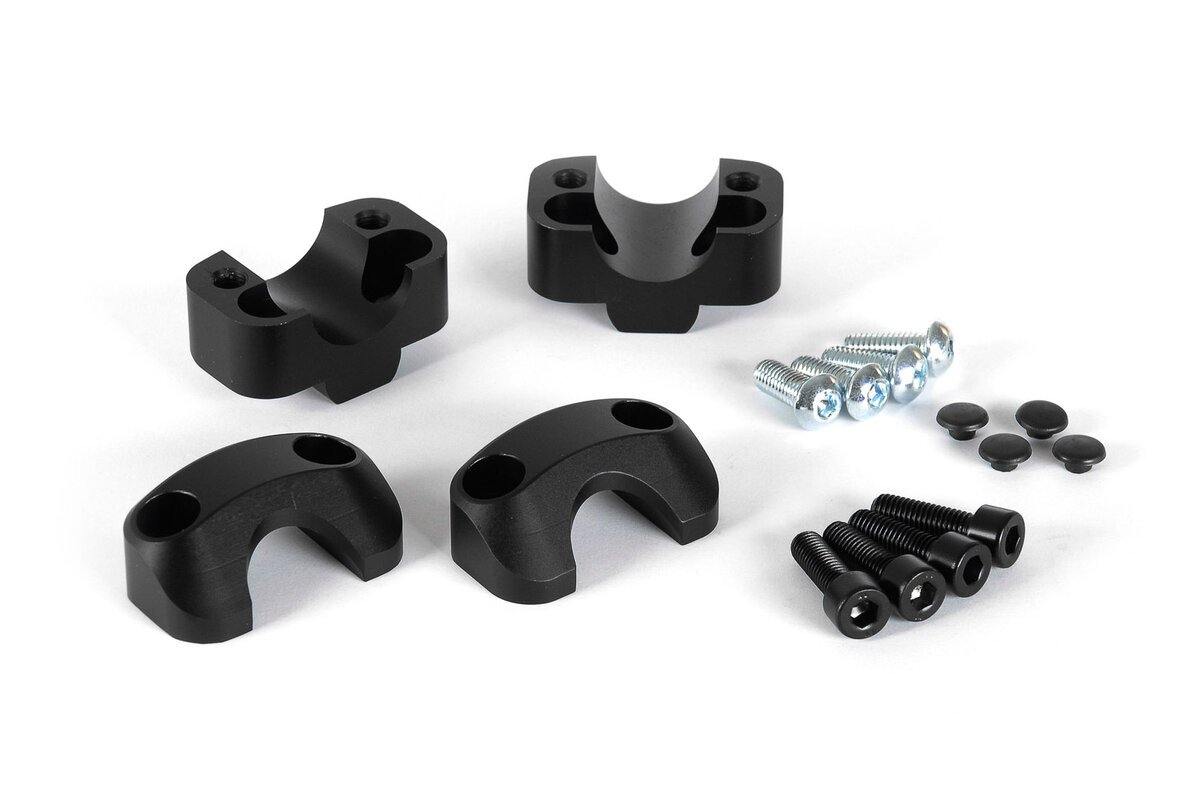 SW Motech Bar Converter Ø 22mm to Ø 28mm (H=20mm) (Black) - Durian Bikers