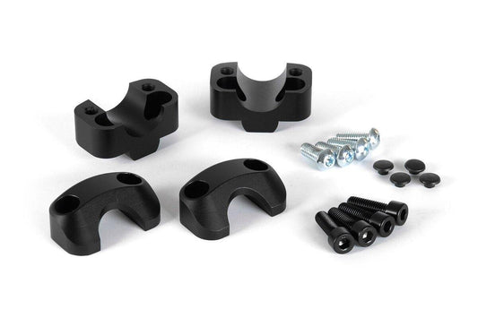 SW Motech Bar Converter Ø 22mm to Ø 28mm (H=20mm) (Black) - Durian Bikers