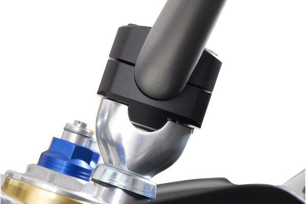 SW Motech Bar Converter Ø 22mm to Ø 28mm (H=20mm) (Silver) - Durian Bikers