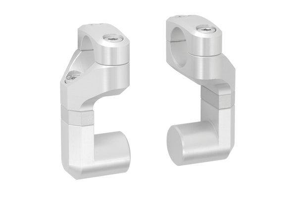 SW Motech Vario Bar Back Ø 22 mm Handlebar Up/back Variable (Silver) - Durian Bikers